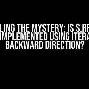 Unraveling the Mystery: Is s.rfind() in Python Implemented Using Iterations in Backward Direction?